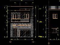 File cad nhà ở  thương mại,Nhà ở thương mại,nhà 2 tầng 6x15m,nhà ở khu dân cư